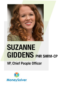 Suzanne Giddens, VP, Chief People Officer, MoneySolver