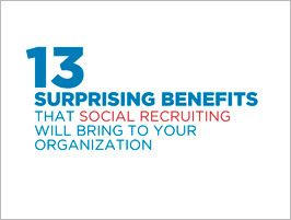 13 Surprising Benefits That Social Recruiting Will Bring To Your Organization